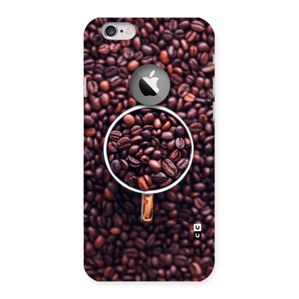 Focus Coffee Beans Back Case for iPhone 6 Logo Cut