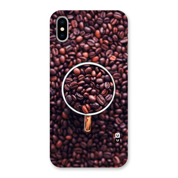 Focus Coffee Beans Back Case for iPhone XS