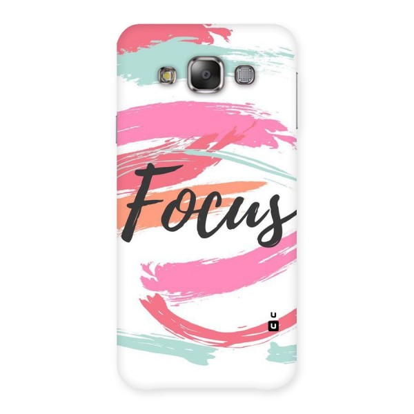 Focus Colours Back Case for Galaxy E7
