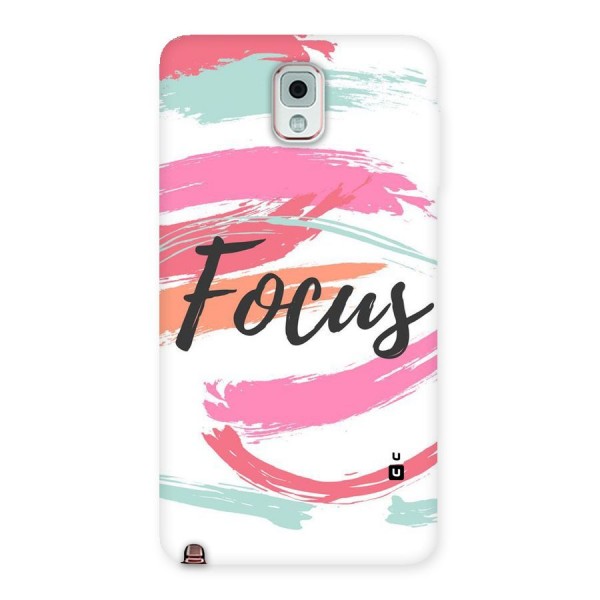 Focus Colours Back Case for Galaxy Note 3
