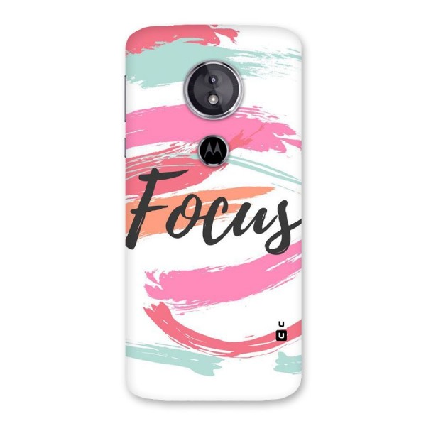 Focus Colours Back Case for Moto E5