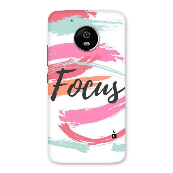 Focus Colours Back Case for Moto G5