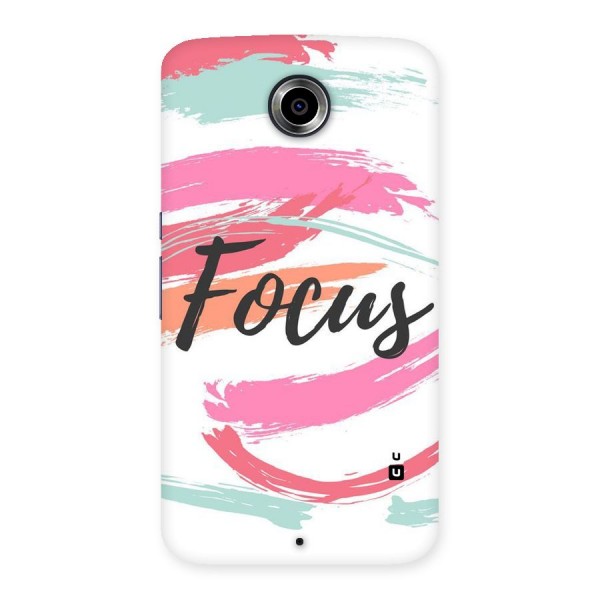 Focus Colours Back Case for Nexsus 6