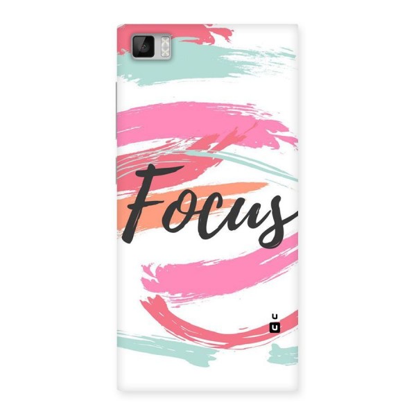 Focus Colours Back Case for Xiaomi Mi3