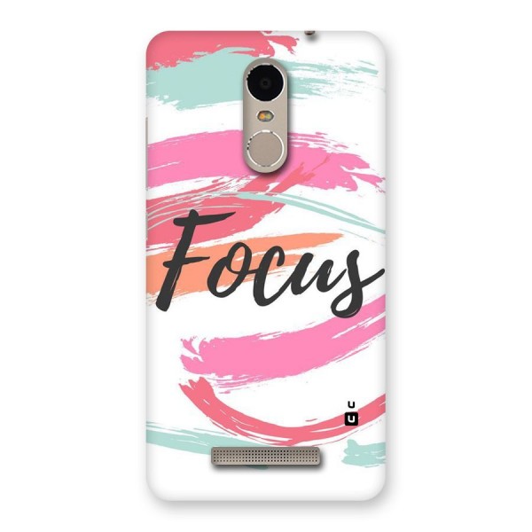 Focus Colours Back Case for Xiaomi Redmi Note 3