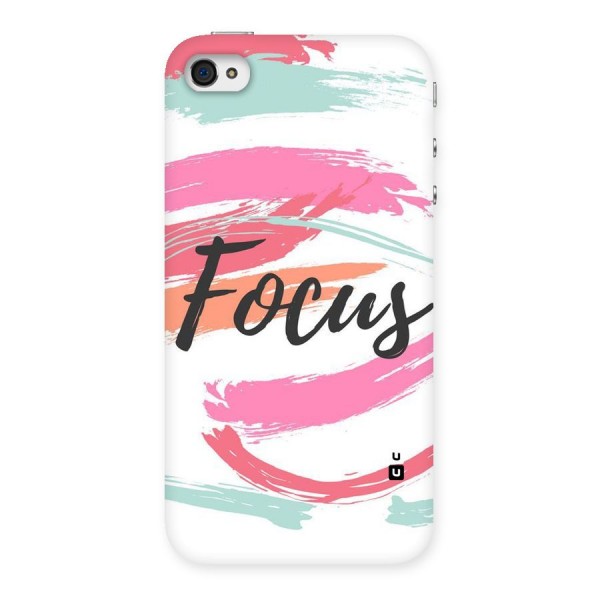 Focus Colours Back Case for iPhone 4 4s