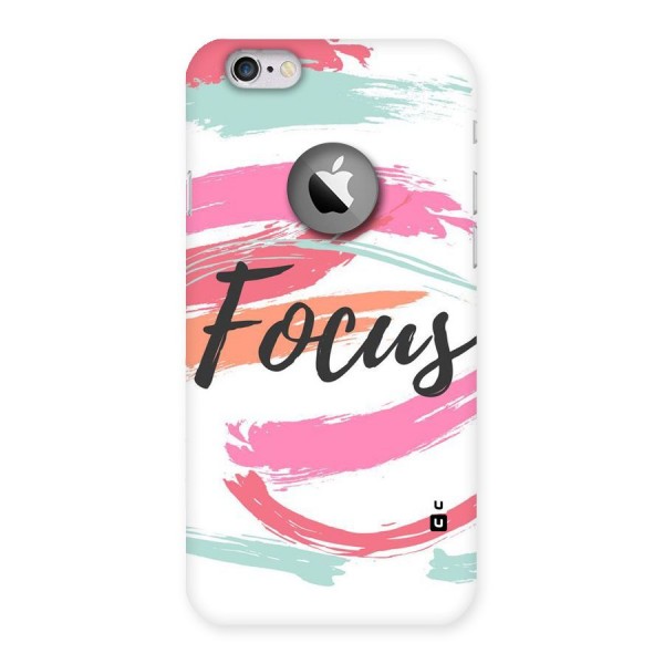 Focus Colours Back Case for iPhone 6 Logo Cut