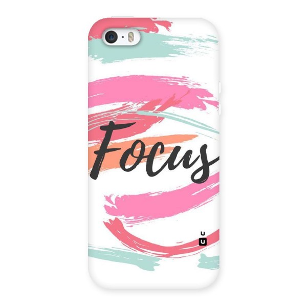 Focus Colours Back Case for iPhone SE