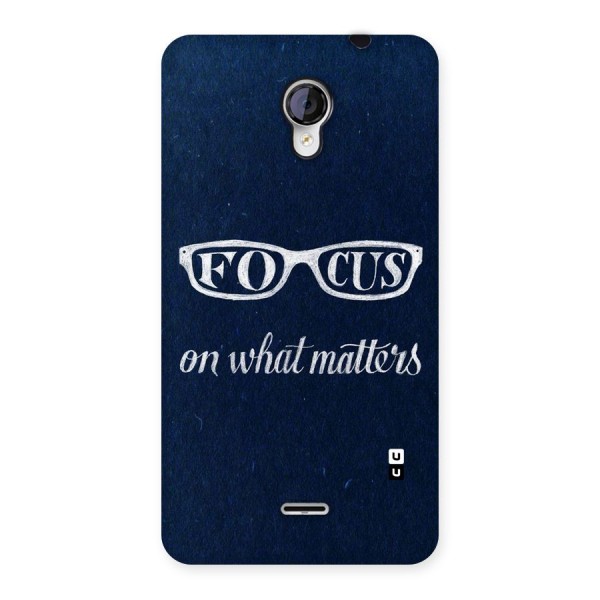 Focus Matters Back Case for Micromax Unite 2 A106