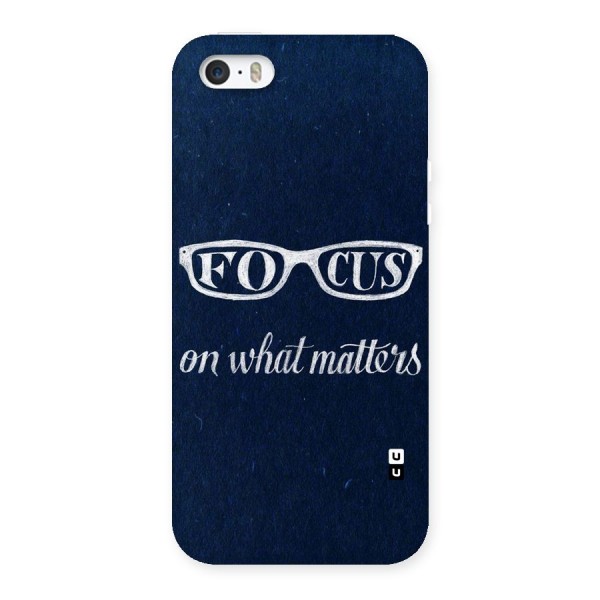 Focus Matters Back Case for iPhone 5 5S