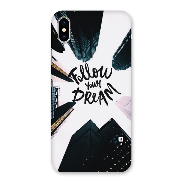 Follow Dream Back Case for iPhone XS