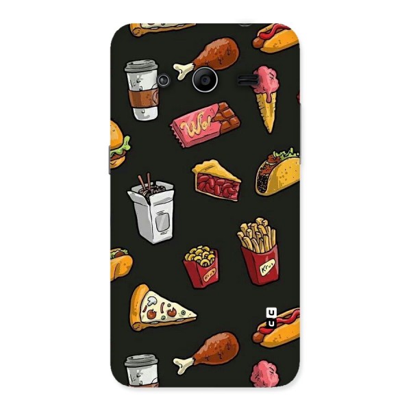 Foodie Pattern Back Case for Galaxy Core 2