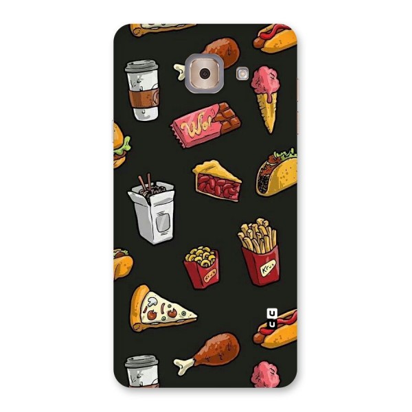 Foodie Pattern Back Case for Galaxy J7 Max