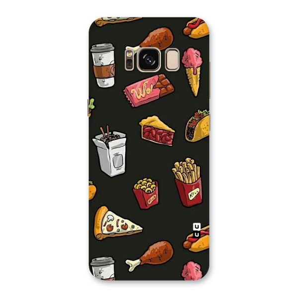 Foodie Pattern Back Case for Galaxy S8