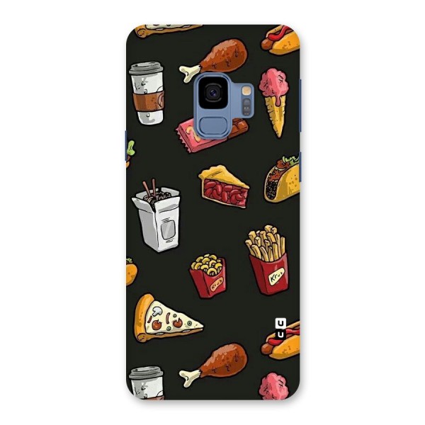 Foodie Pattern Back Case for Galaxy S9