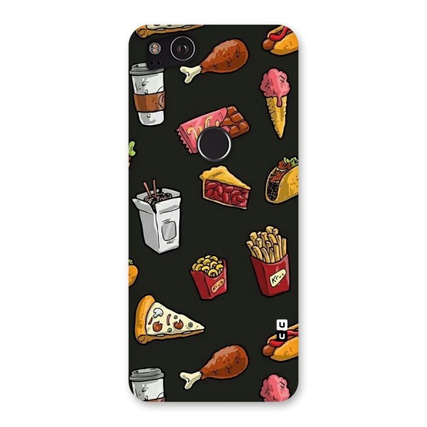 Foodie Pattern Back Case for Google Pixel 2