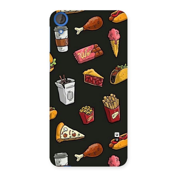 Foodie Pattern Back Case for HTC Desire 820