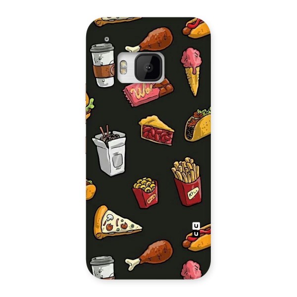 Foodie Pattern Back Case for HTC One M9