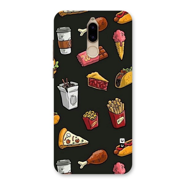 Foodie Pattern Back Case for Honor 9i