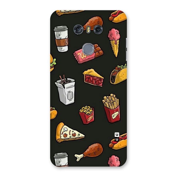 Foodie Pattern Back Case for LG G6