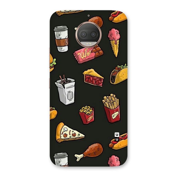 Foodie Pattern Back Case for Moto G5s Plus