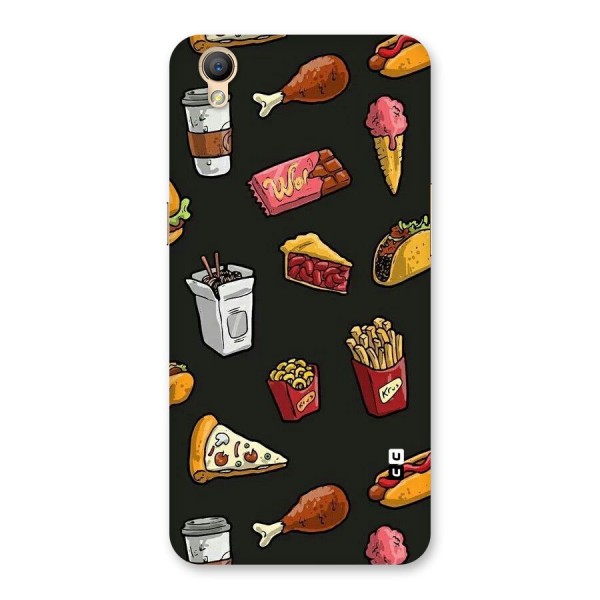 Foodie Pattern Back Case for Oppo A37