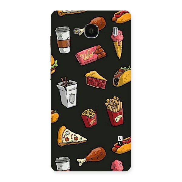 Foodie Pattern Back Case for Redmi 2s