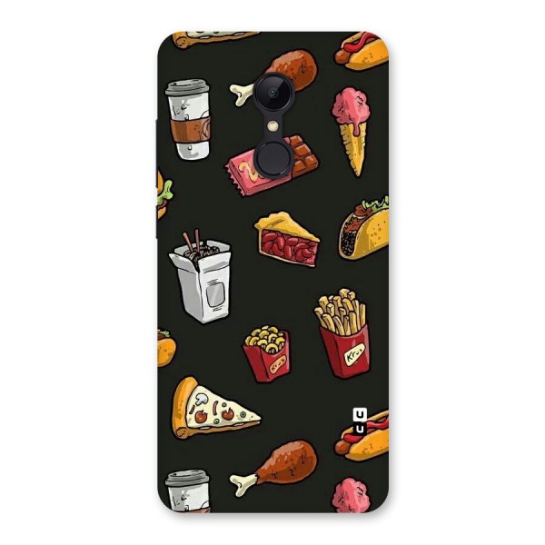 Foodie Pattern Back Case for Redmi 5