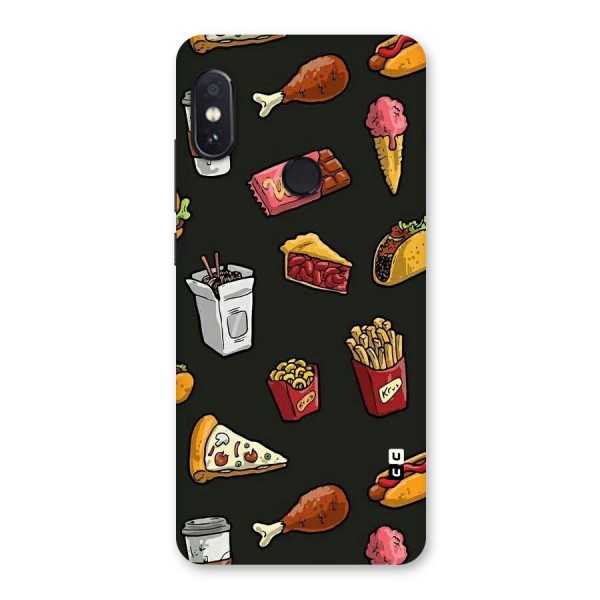 Foodie Pattern Back Case for Redmi Note 5 Pro