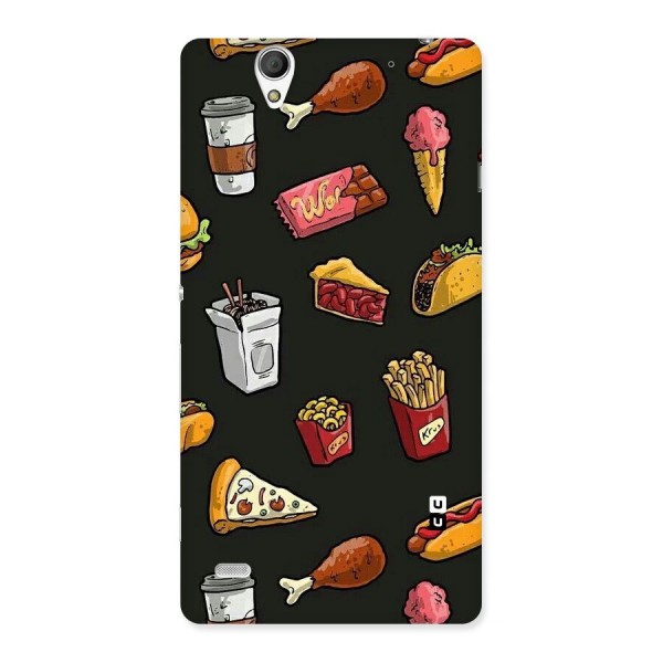 Foodie Pattern Back Case for Sony Xperia C4
