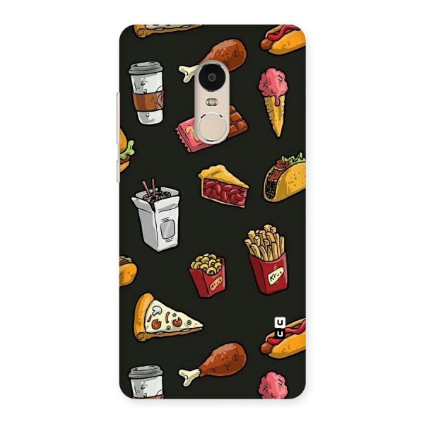 Foodie Pattern Back Case for Xiaomi Redmi Note 4