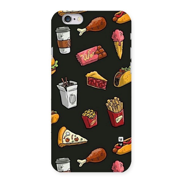 Foodie Pattern Back Case for iPhone 6 6S