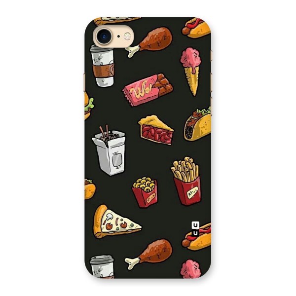 Foodie Pattern Back Case for iPhone 7