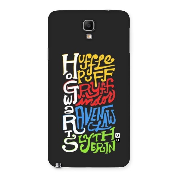 Four Colored Homes Back Case for Galaxy Note 3 Neo