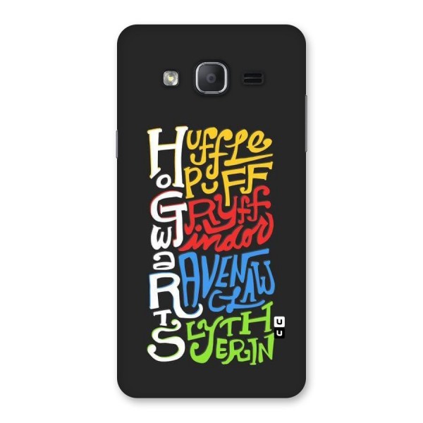 Four Colored Homes Back Case for Galaxy On7 Pro