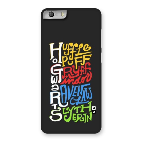Four Colored Homes Back Case for Micromax Canvas Knight 2