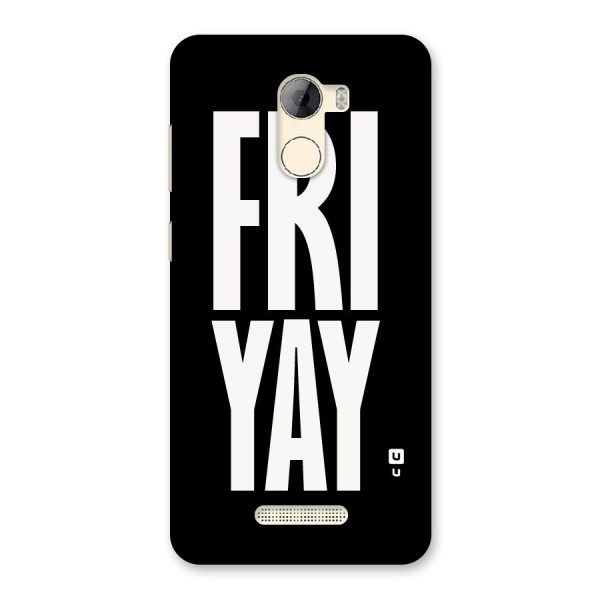Fri Yay Back Case for Gionee A1 LIte