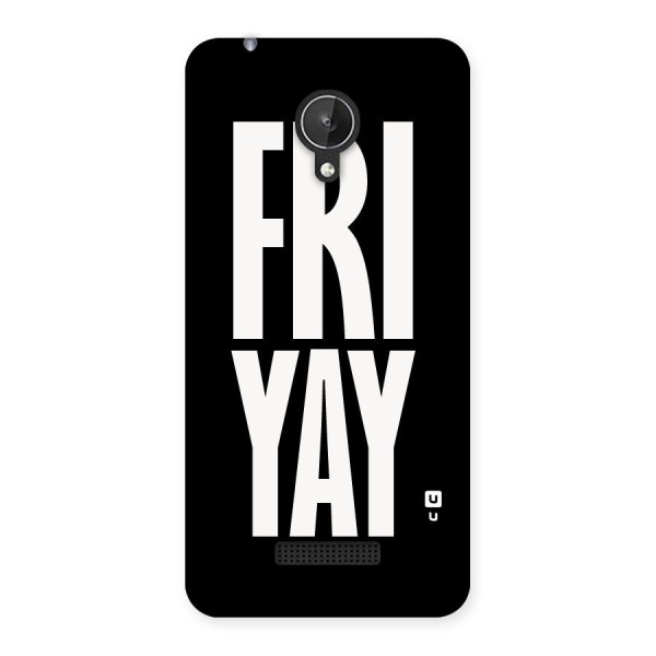 Fri Yay Back Case for Micromax Canvas Spark Q380