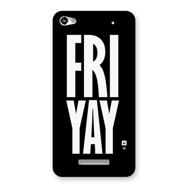 Fri Yay Back Case for Micromax Hue 2