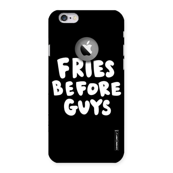 Fries Always Back Case for iPhone 6 Logo Cut