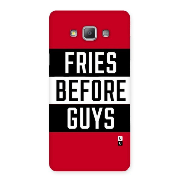 Fries Love Stripes Back Case for Galaxy A7