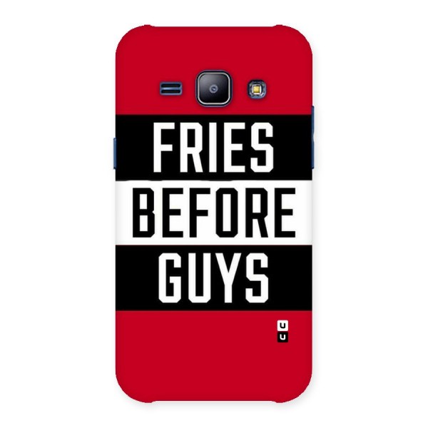 Fries Love Stripes Back Case for Galaxy J1