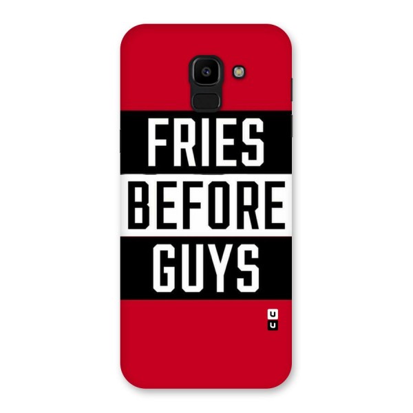 Fries Love Stripes Back Case for Galaxy J6