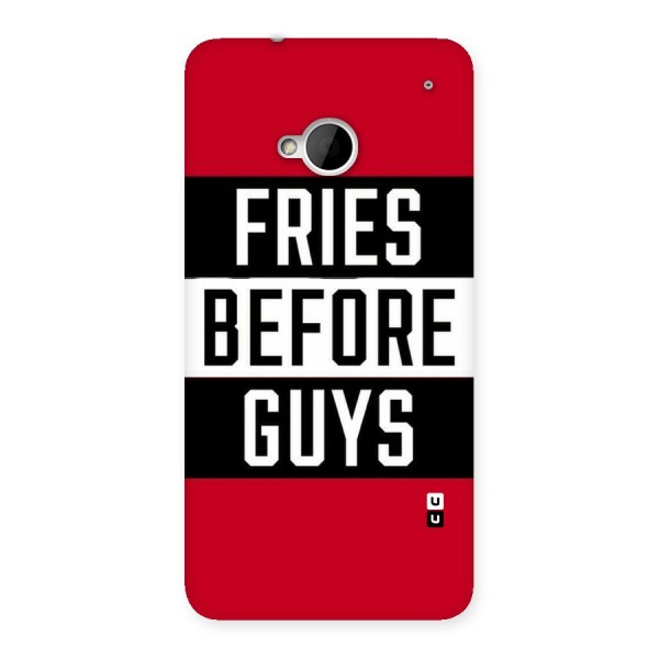 Fries Love Stripes Back Case for HTC One M7