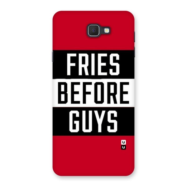 Fries Love Stripes Back Case for Samsung Galaxy J7 Prime