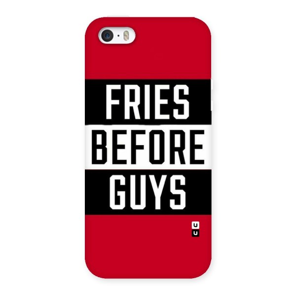 Fries Love Stripes Back Case for iPhone SE