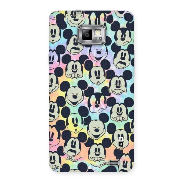 Fun Rainbow Faces Back Case for Galaxy S2