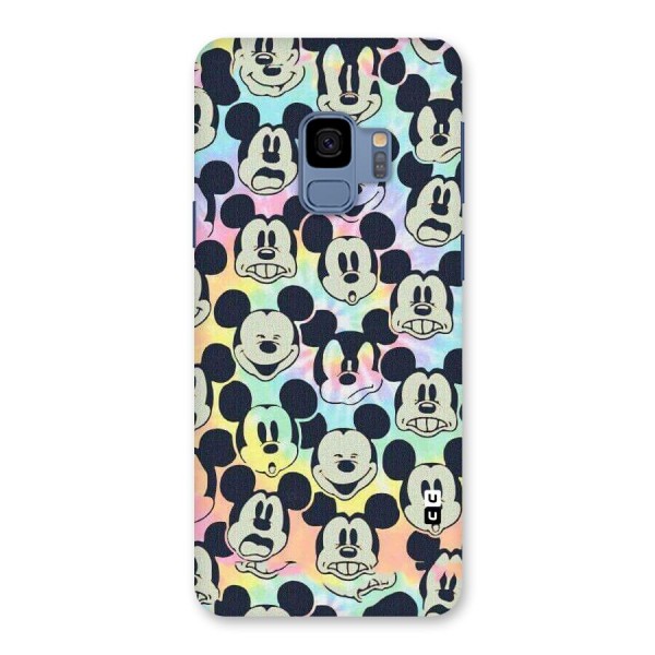 Fun Rainbow Faces Back Case for Galaxy S9