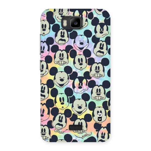 Fun Rainbow Faces Back Case for Honor Bee