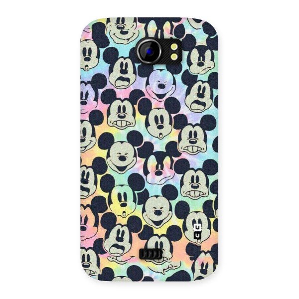 Fun Rainbow Faces Back Case for Micromax Canvas 2 A110